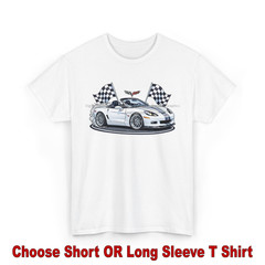 DigiRods Chevy Corvette C6 2013 60th Anniversary Cartoon Car T Shirt