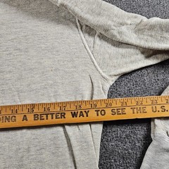 Vintage Duofold Two Layer Henley Shirt Medium Gray Wool Base Thermal 70s 80s XL