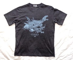 25SS KITH OSAKA KOI FISH TEE SIZE M VINTAGE BLACK MENS T-SHIRTS Japan Exclusive
