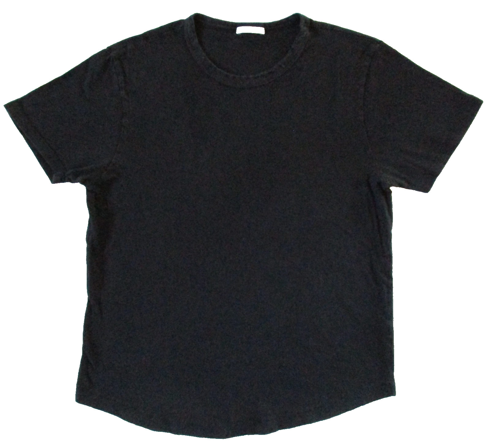 Buck Mason T Shirt Mens M Medium Scoop Neck Curved Hem Preppy Smart Casual Black gallery