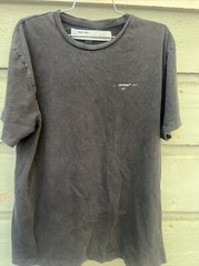 main label off-white 2013 fall winter white arrows on back men’s Over Size