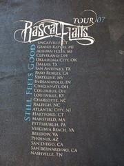 Rascal Flats 2007 “Still Feels Good” Tour Men’s 2XL Country Concert Band T-Shirt