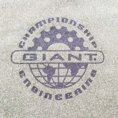 Giant Championship Engineering Vintage 90s T Shirt Canada Men L Single Stitch