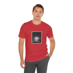 POP Culture Classics Series Atomic Bomb Test Image Unisex Jersey Short Sleeve T-