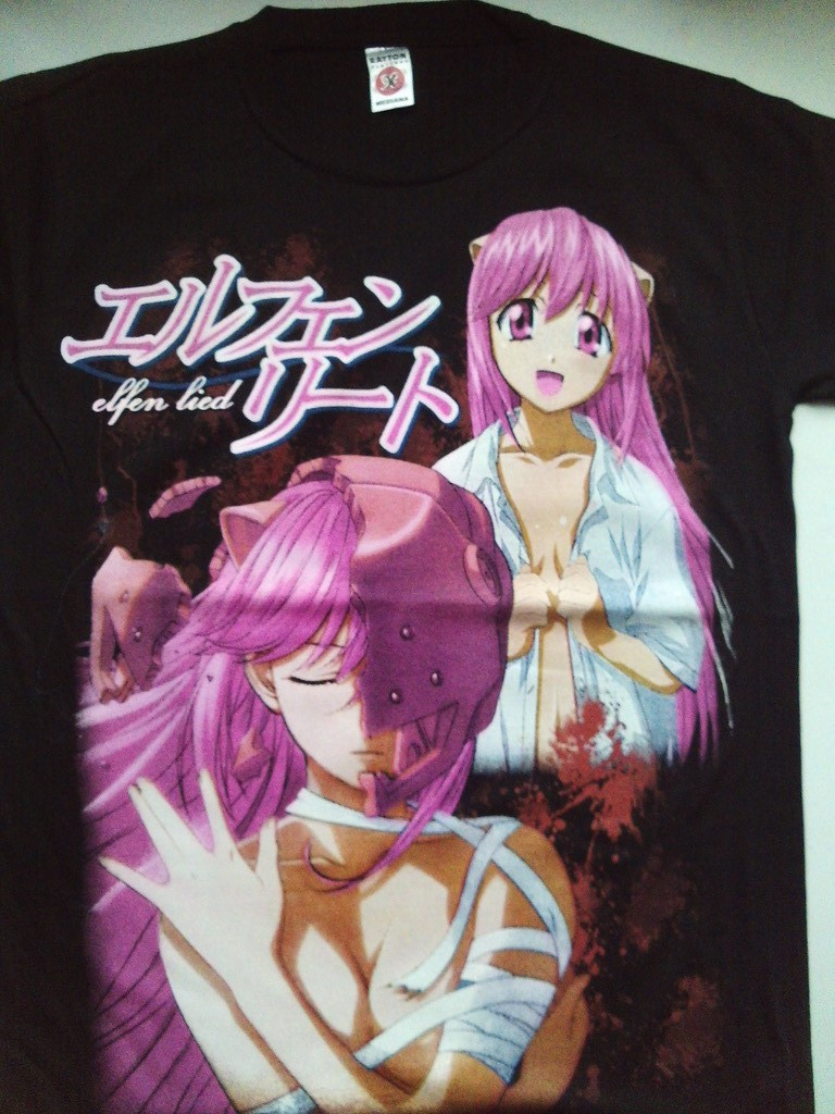 ELFEN LIED T-SHIRT,WAIFU VINTAGE STYLE ANOTHER RE ZERO HENTAI SORA MIRAI NIKKI gallery