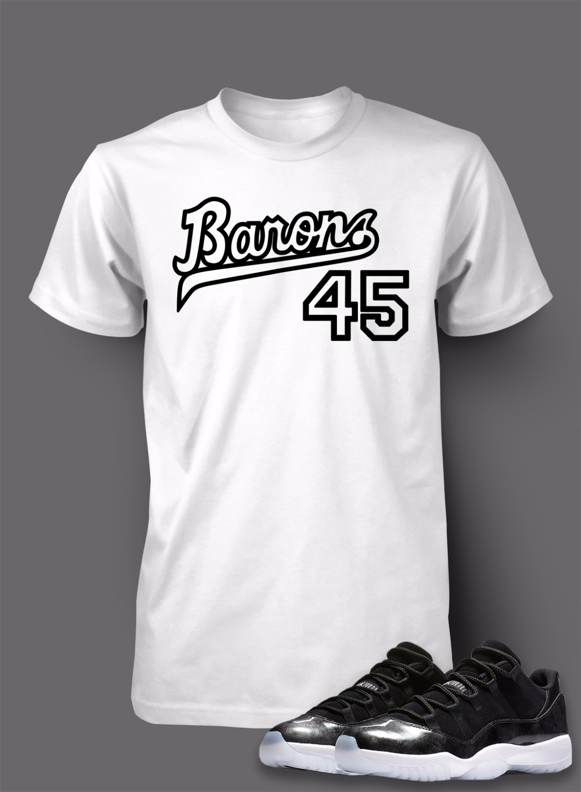 Graphic Sneaker Sport HIp Tee Shirt to Match J11 Barons 45 Big Tall Small T gallery