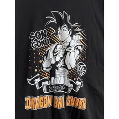 Dragon Ball Super Big Men’s Son Goku Black White Orange T-Shirt Size 3XL New