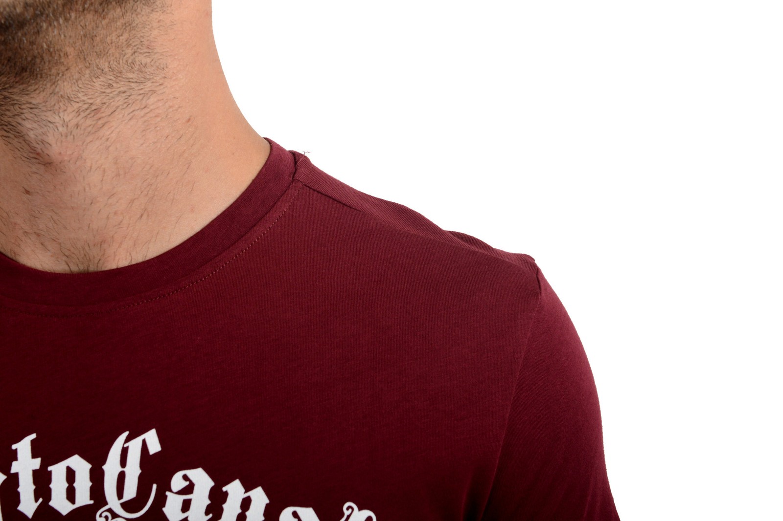 Roberto Cavalli Men's Burgundy Graphic Print Crewneck T-Shirt US M IT 50 gallery