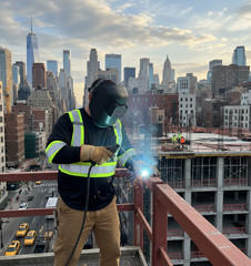 Black High Visibility Safety Shirt With Reflective Stripes Model #904