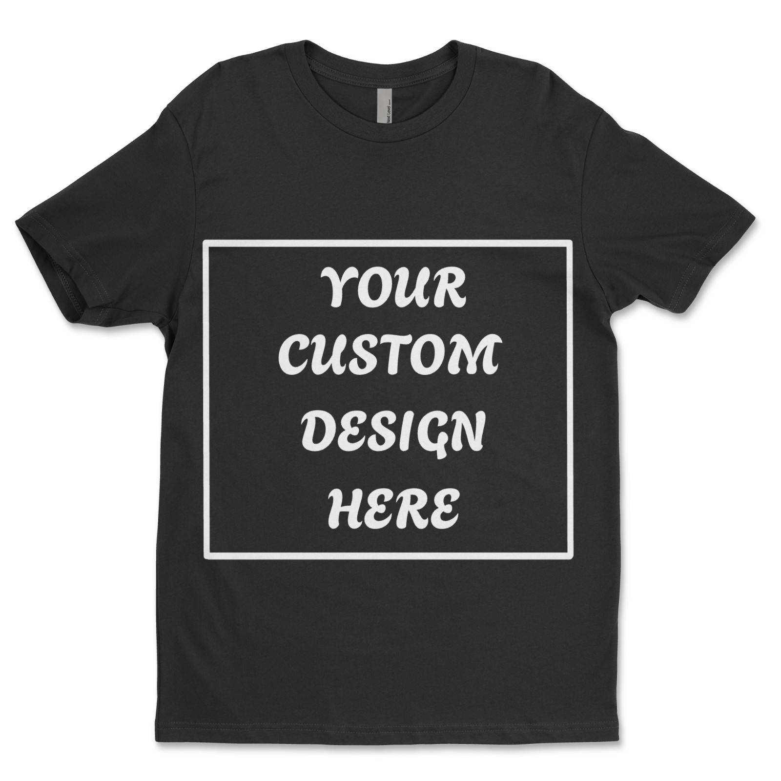 Personalized Custom T-ShirtCustomized w/Photo, Text, Logo DTF on nextlevel shirt gallery