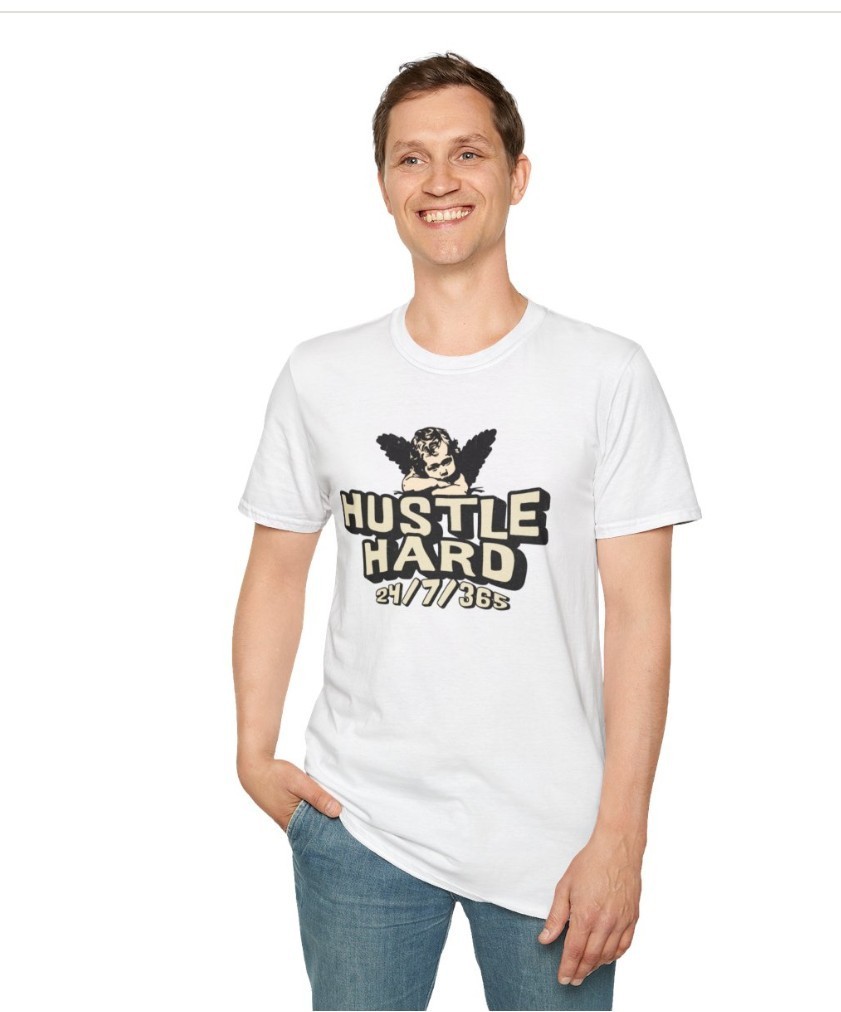 Unisex Softstyle T-Shirt Hustle Hard 24/7/365 gallery