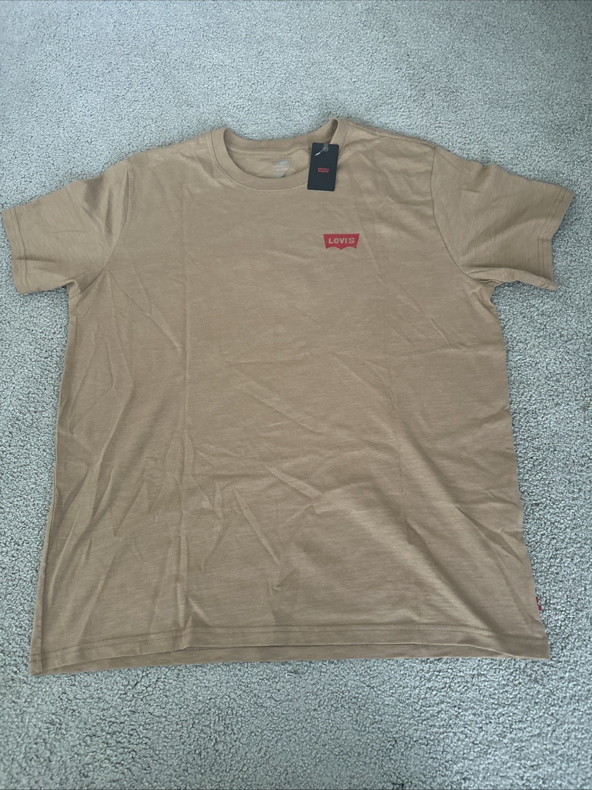 Levi’s Men’s Large Graphic Logo Quality T-Shirt Size Crew Neck Short Sleeve New