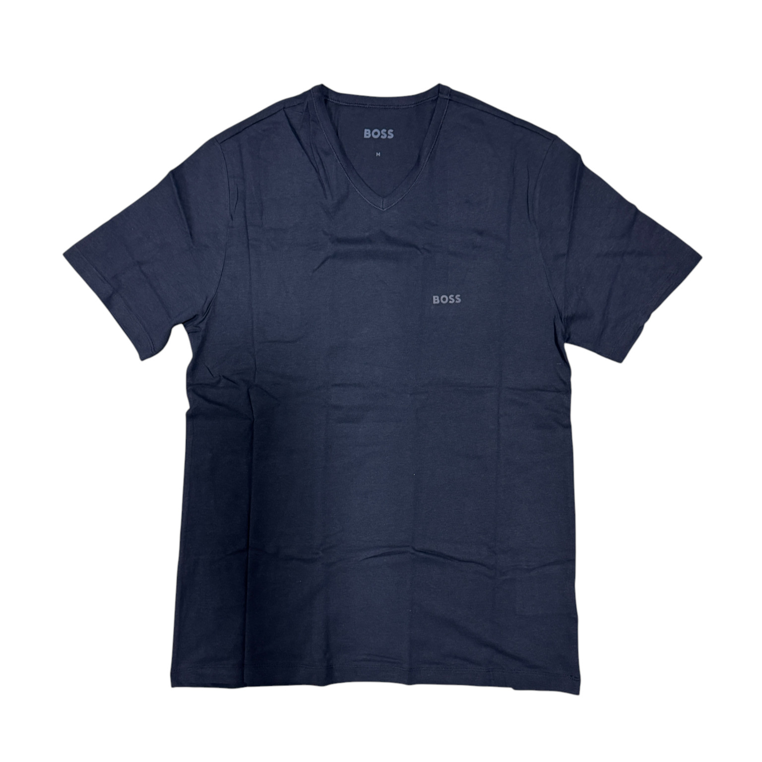 BOSS V-Neck Mens T-Shirts 3 Pack Multicoloured Short Sleeve With Logo gallery