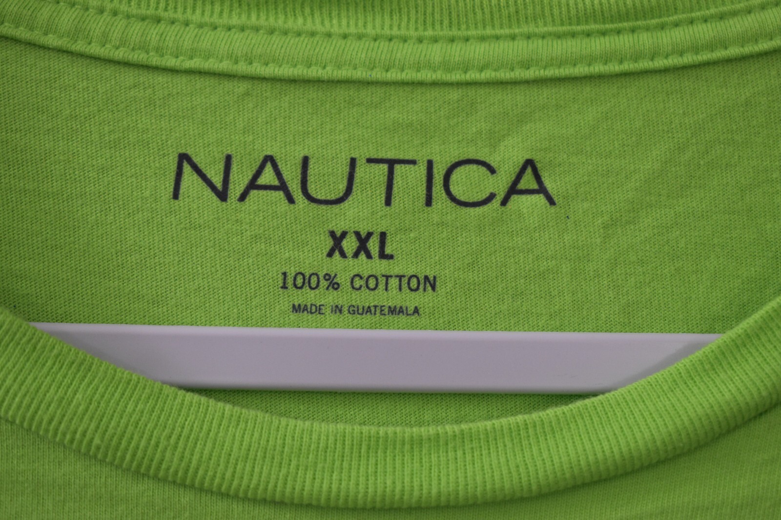 Nautica Shirt 2XL Green Blue Flags Graphic Cotton Sailing Competition Nautical gallery