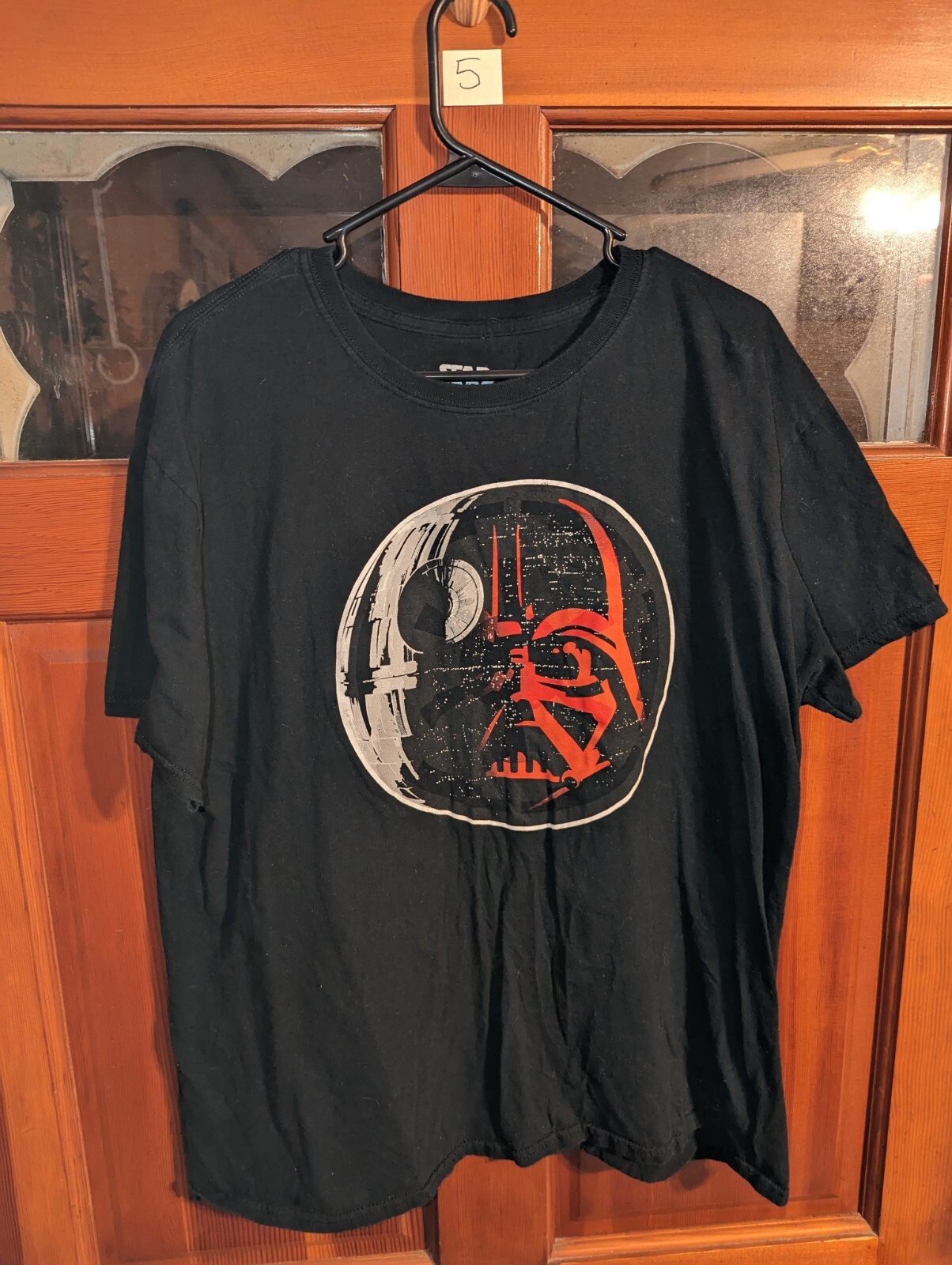 Star Wars Death Star Darth Vader Black XL T Shirt The Empire Villain Mad Engine gallery