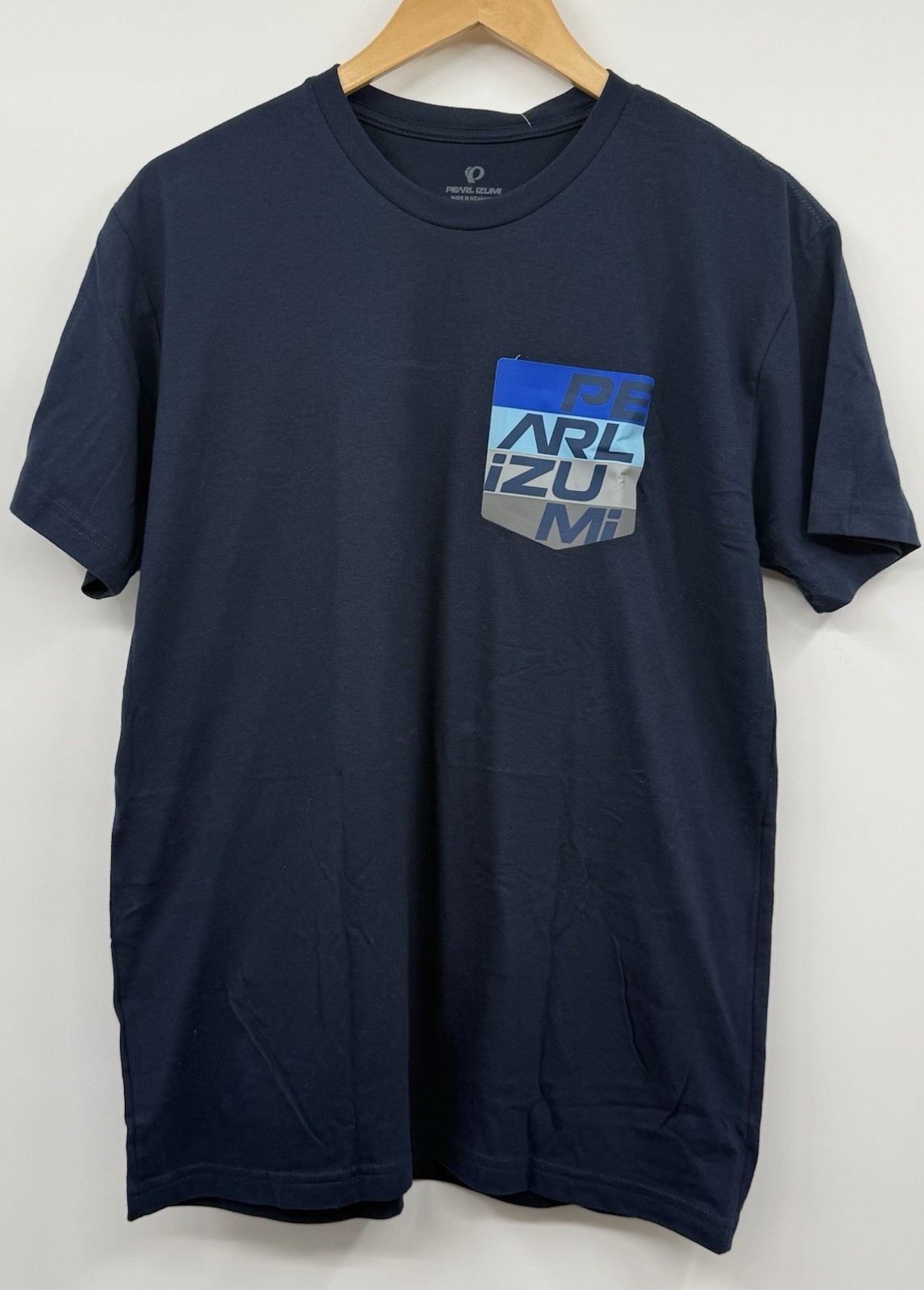 NWT Pearl Izumi Pocket Tee Men’s Med Navy Blue Cycling Biking Fitness Outdoor gallery