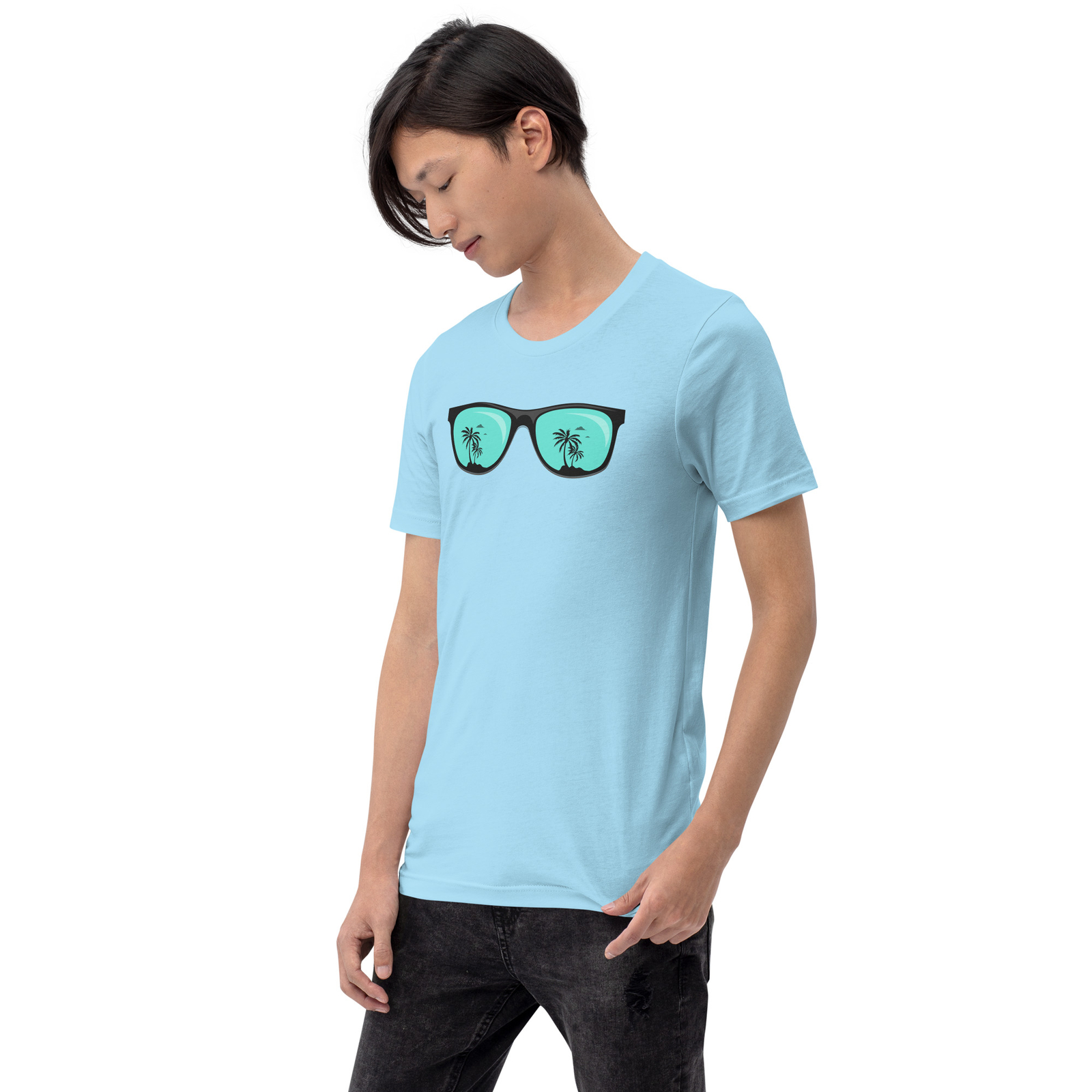 Island Vacation Beach Sun Sunglasses - Vintage Retro Graphic Tee Shirt gallery