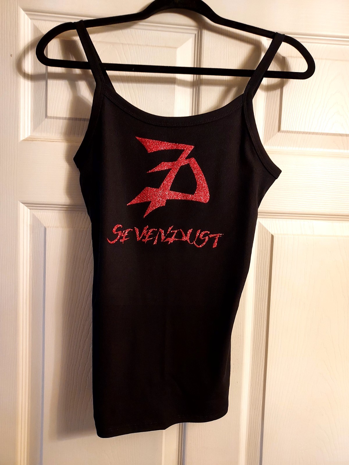 sevendust tank Top seven dust Shirt cropped sevendust Crop Top Glitter xs-2xl gallery