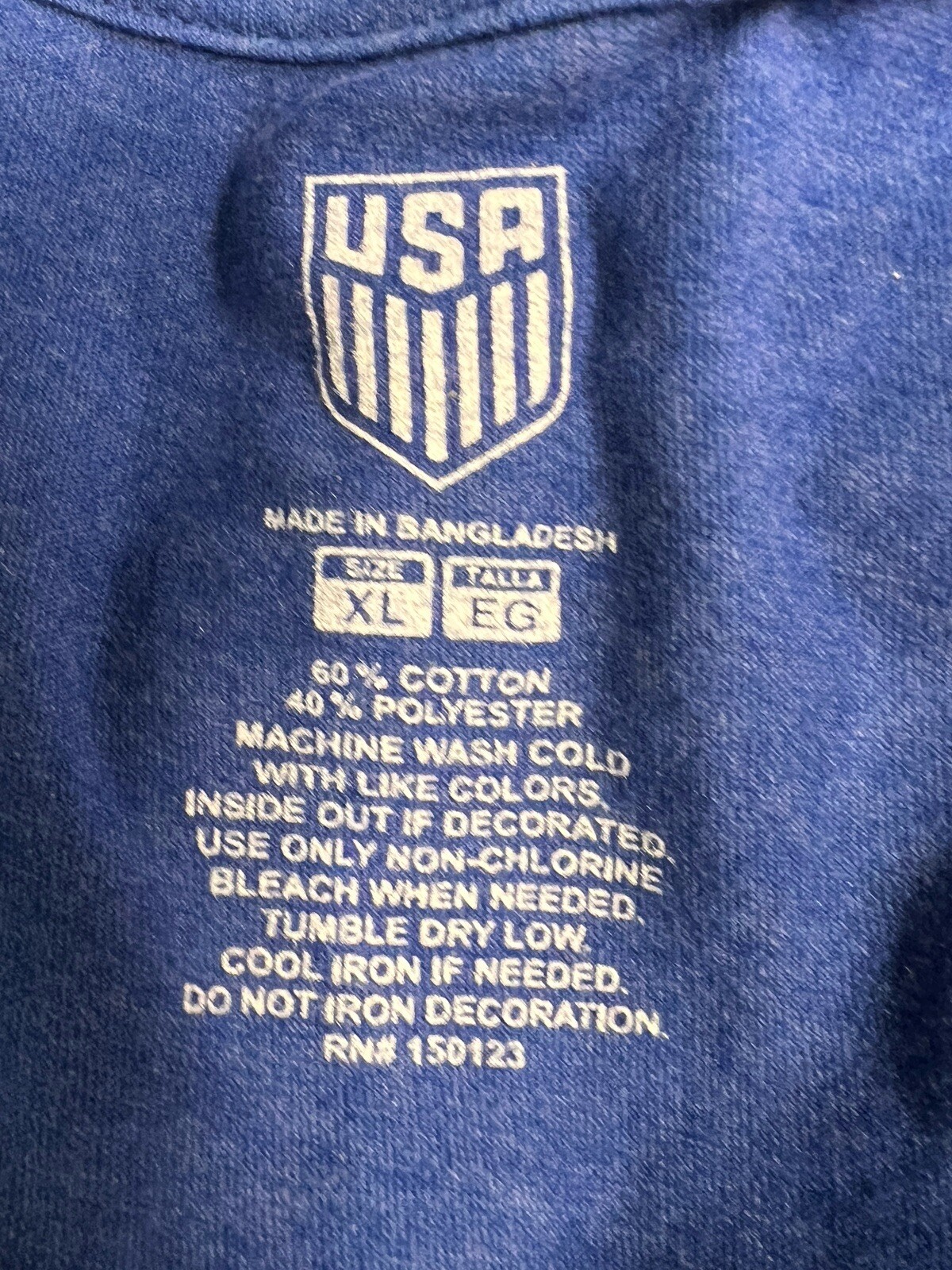 Team USA One Nation One Team T-Shirt Blue Sizes SOCCER SHIRT NEW WITH TAGS gallery