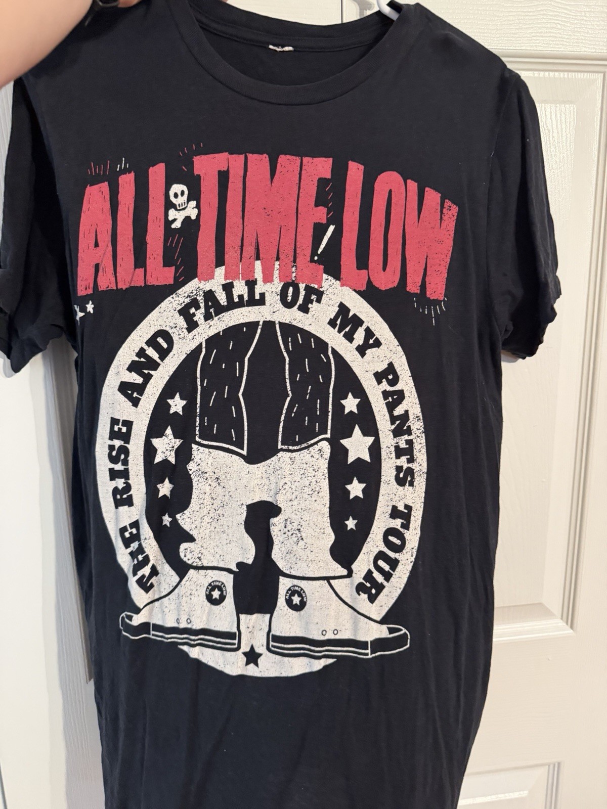 All Time Low "Rise and Fall of My Pants Tour" Graphic Tee Black Men's M. No tag gallery