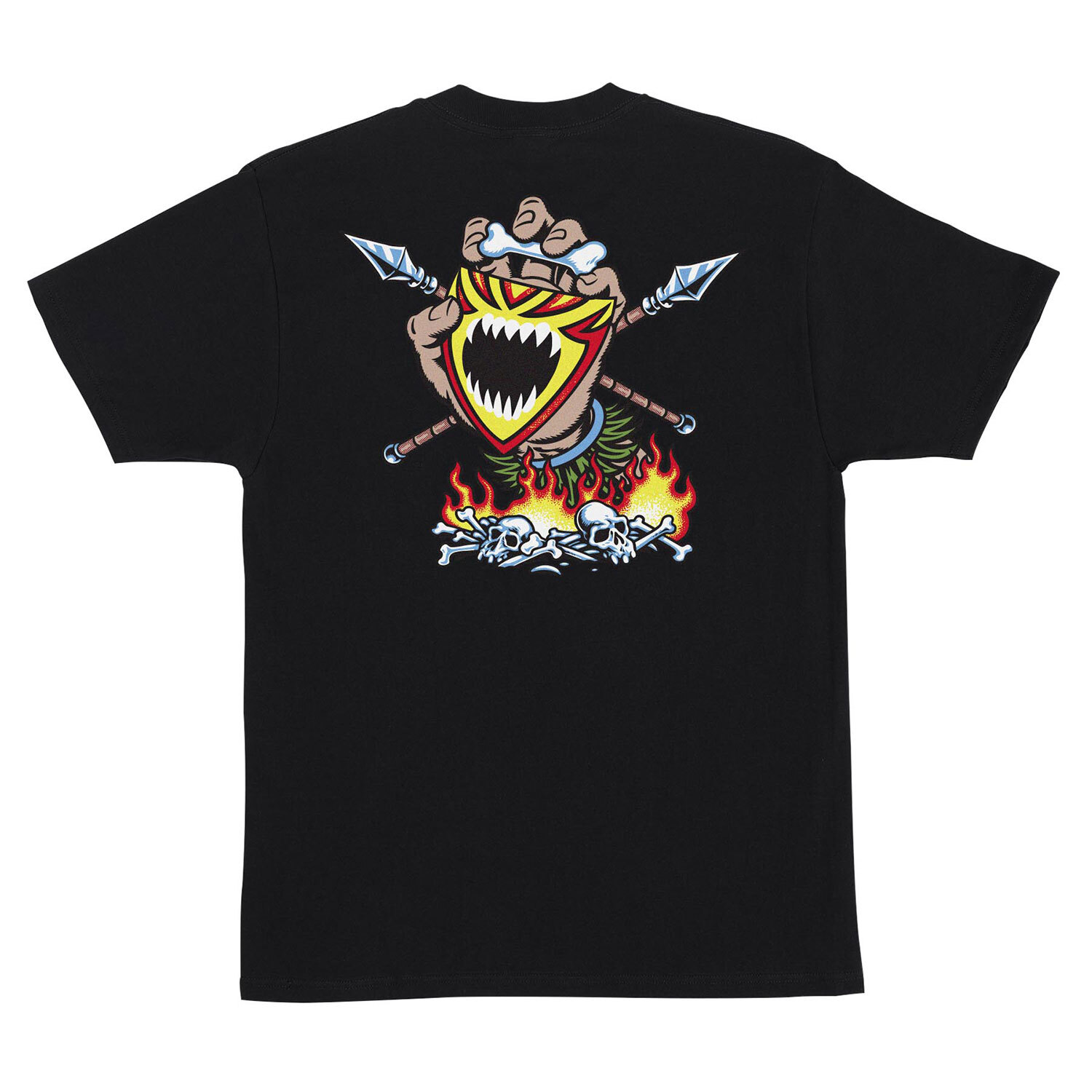 Santa Cruz Skateboards Shirt Salba Screaming Witch Doctor Black gallery
