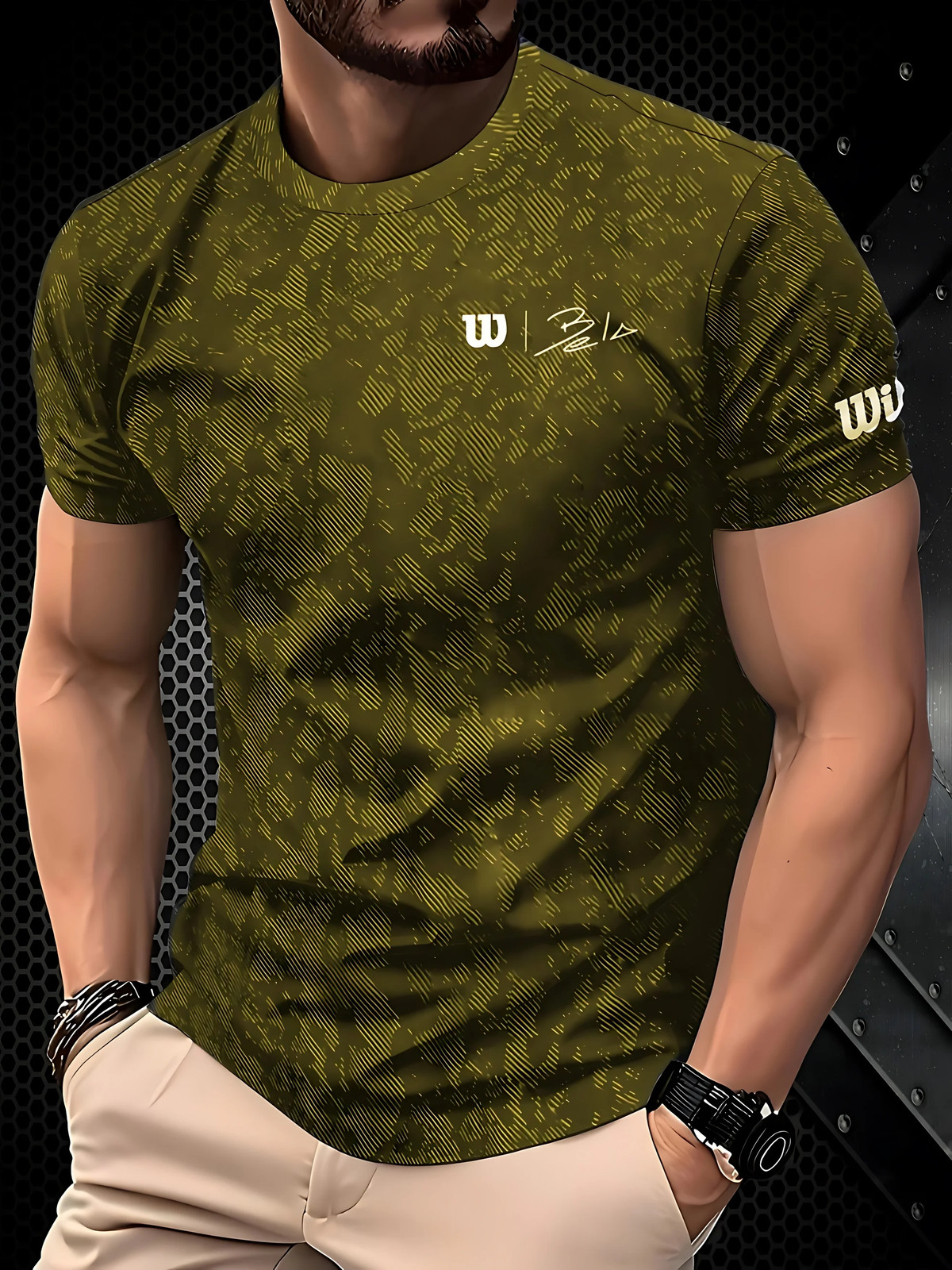 New men's T-shirt for Summer 2026 quick-drying tennis breathable sportswear gallery
