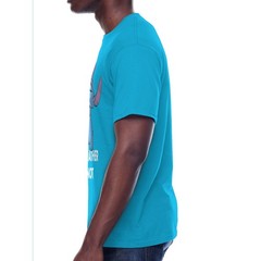 Lilo & Stitch Men’s Blue Graphic Print Short Sleeve Crewneck T-Shirts Tee: S-3XL