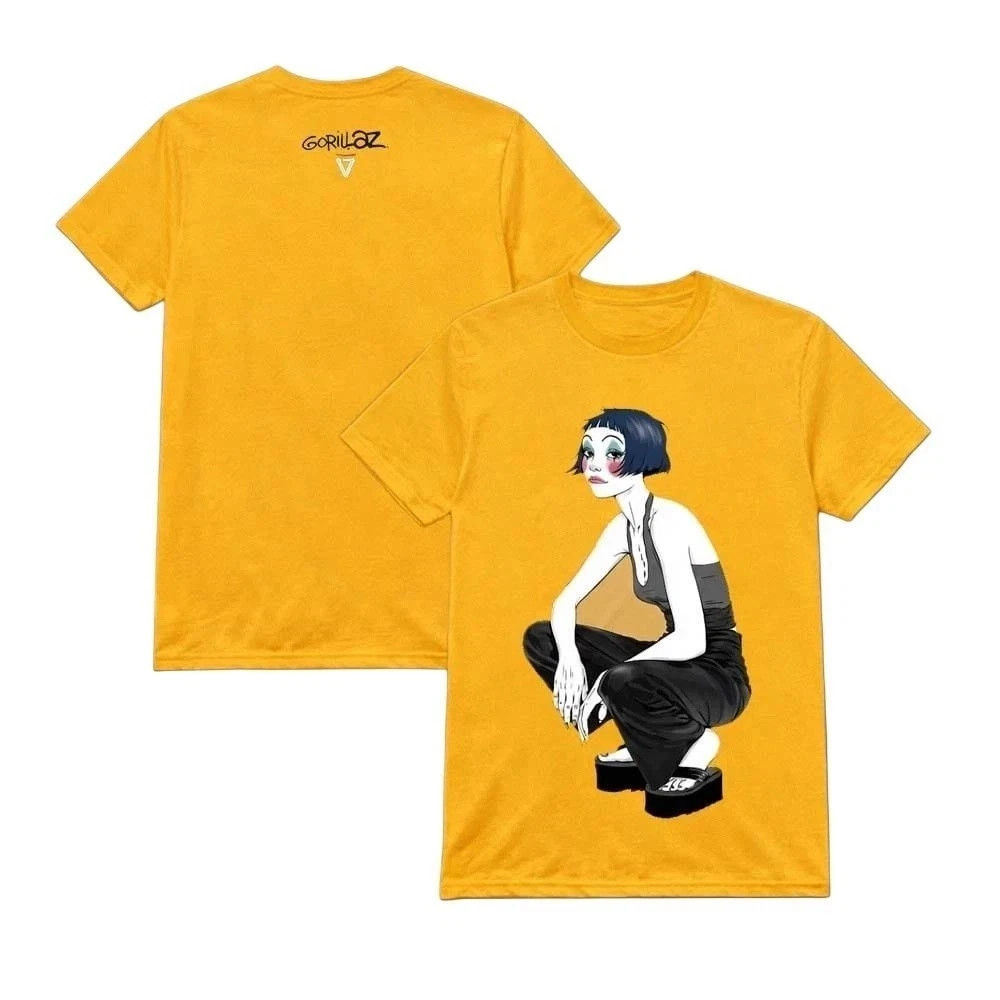 Gorillaz Band The Mountain Tour 2026 Noodle Charactor Merch T-Shirt gallery