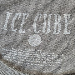 Ice Cube Blue Flames Graphic T Shirt Mens Large Hip Hop Rap Lowrider Cotton