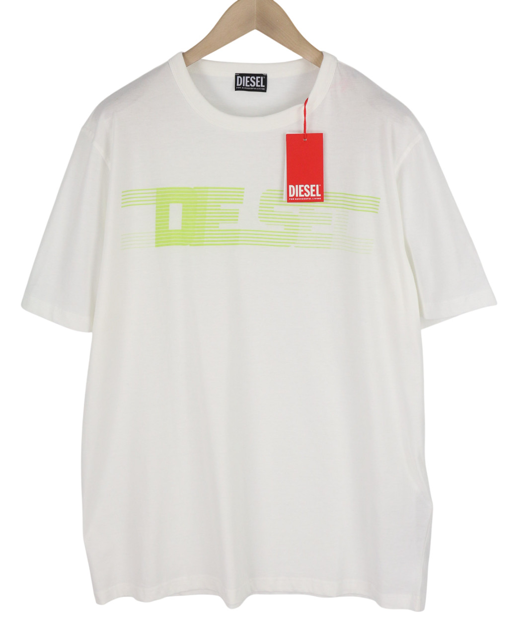 DIESEL T-Just-E19 Men T-Shirt 2XL Short Sleeve Crew Collar Tricot Light I