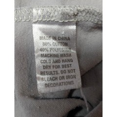Routine Athletic Dept Short Sleeve Hoodie Gray Mens Graphic T Shirt Top Medium