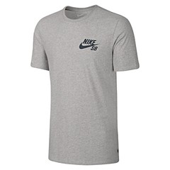 AUTHENTIC NIKE SB HEATHER/BLACK LOOSE FIT T-SHIRT DC7817-063