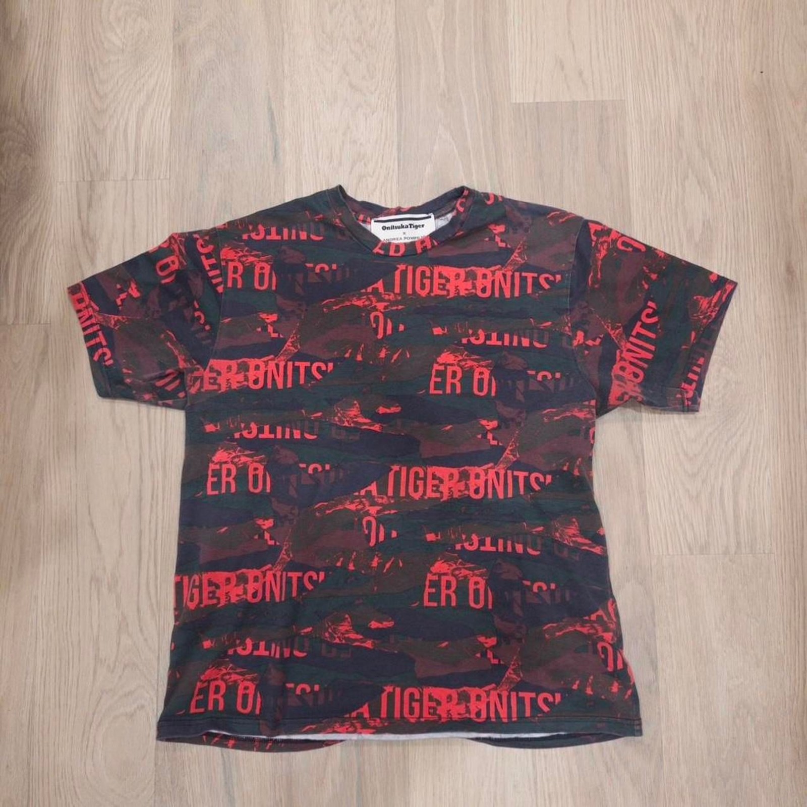 Onitsuka Tiger x Andrea Pompilio Collab Men’s All Over Print T-Shirt