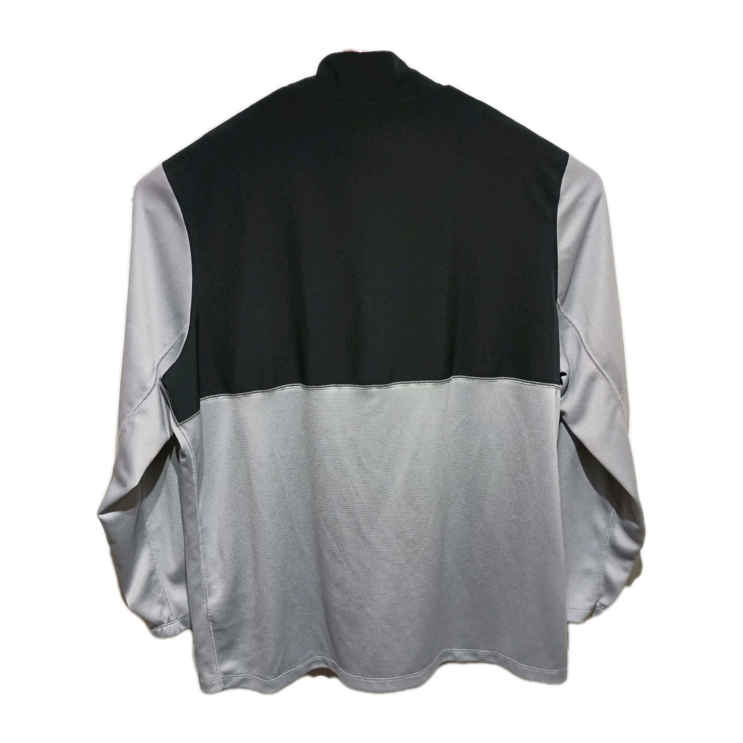 Nike Dri-Fit Golf Men's Long Sleeve 1/4 Zip Jacket Shirt Size XXL 2XL Black Grey gallery