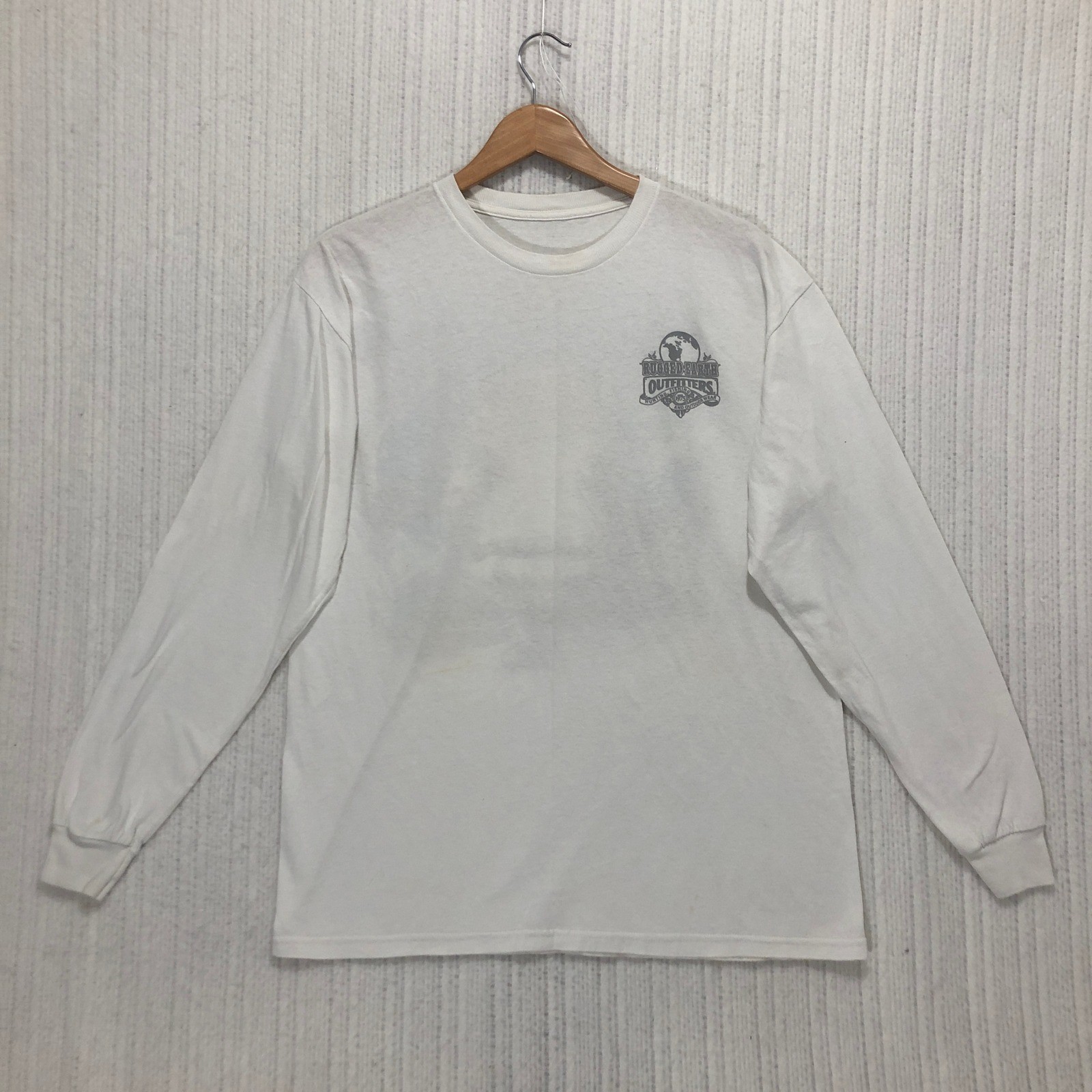 Rugged Earth Outfitters Super Grouper Long Sleeve T Shirt White Fishing Graphic gallery
