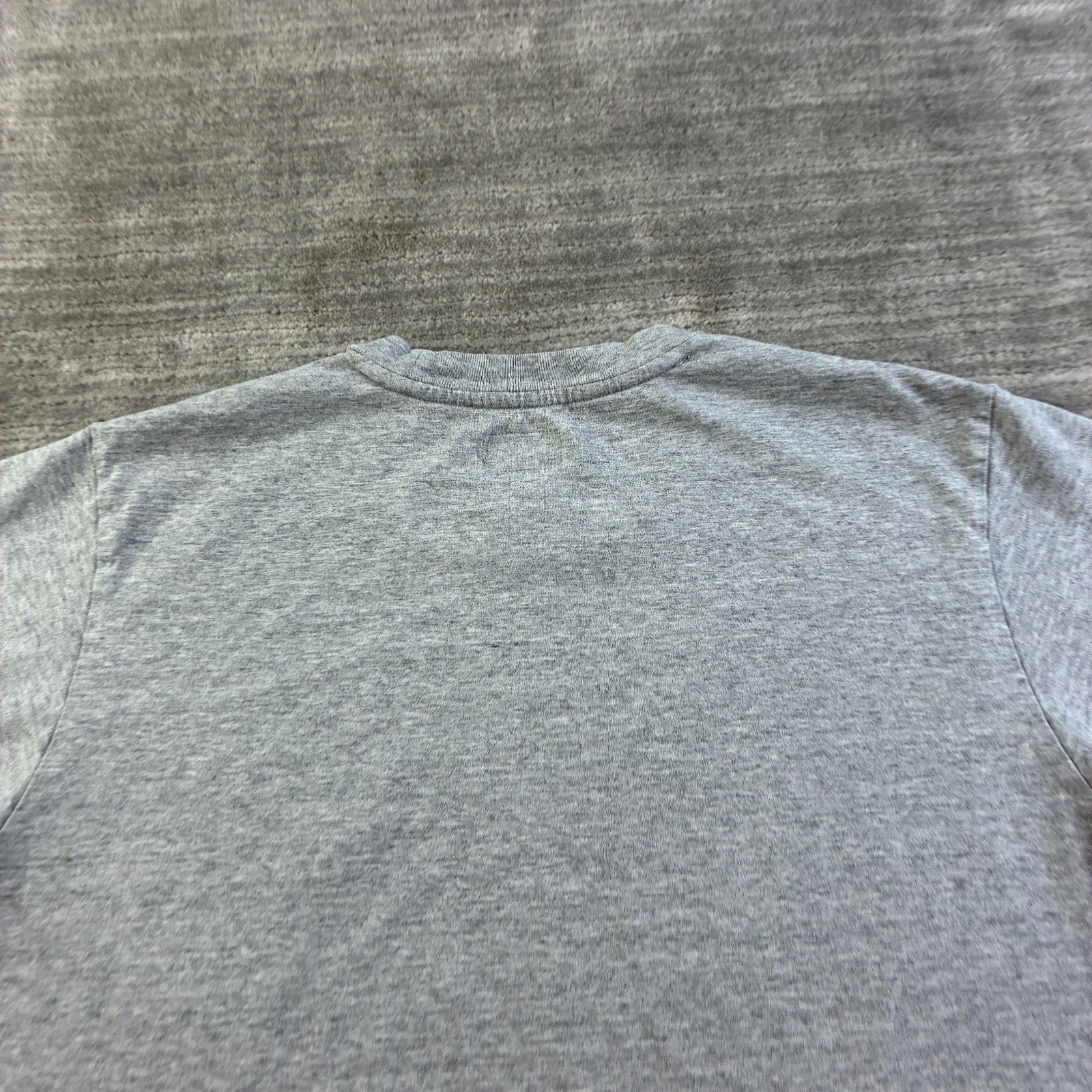 Supreme Shirt Mens Size Large Heather Gray Small Box Logo Cotton USA Made Tee gallery