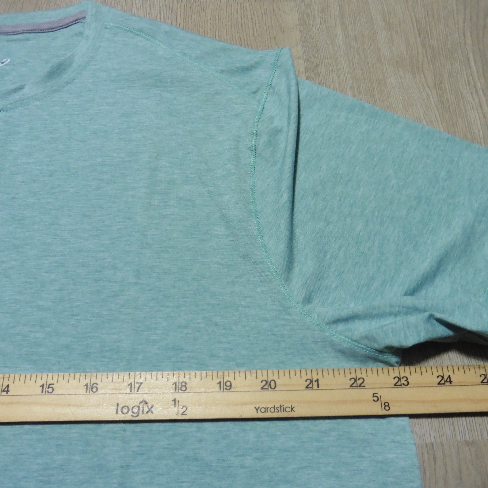 JOHNNIE-O Mens L LARGE THE COURSE T SHIRT PERFORMANCE GOLF TEE TROPICAL GREEN gallery