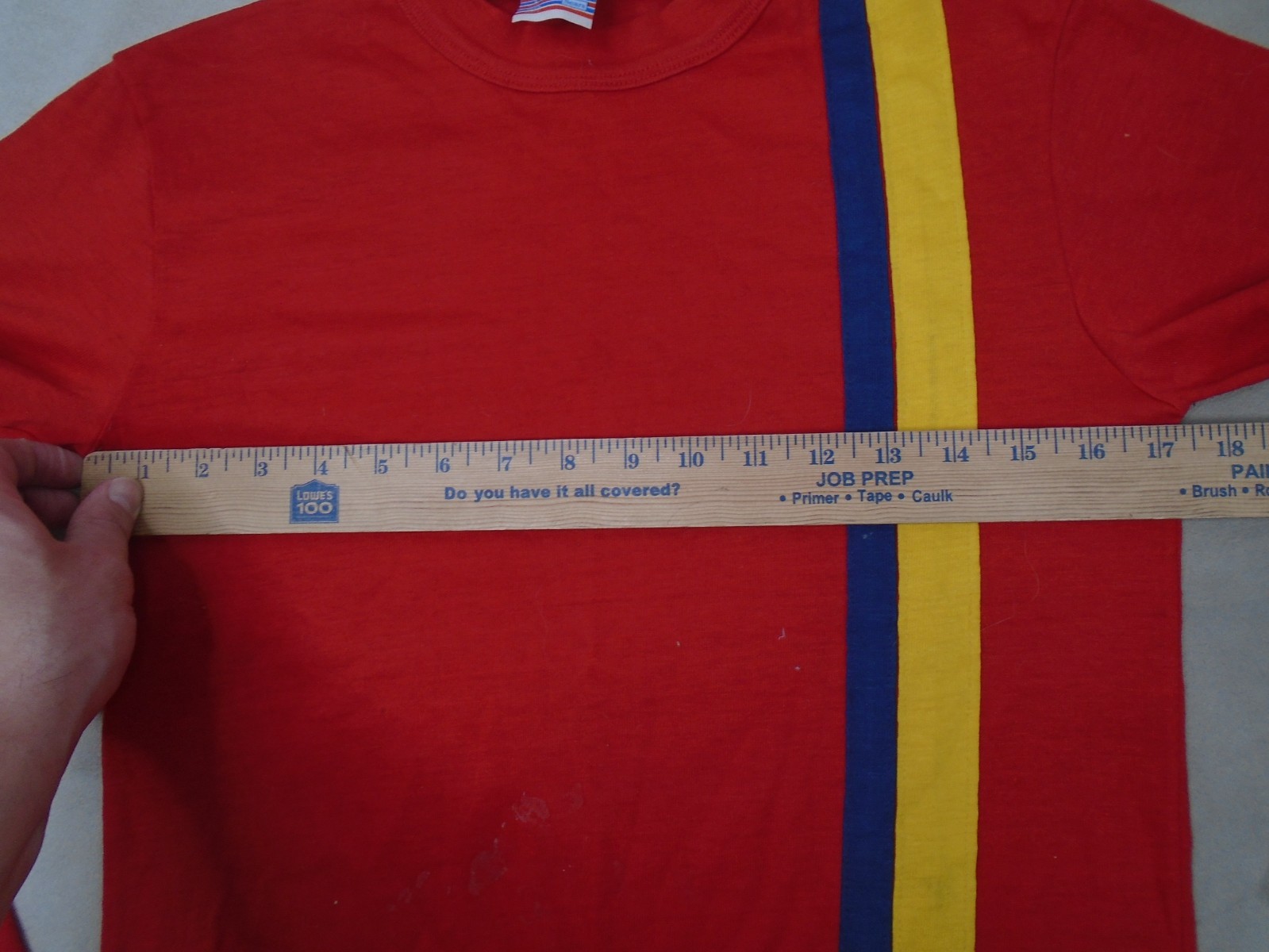 Vintage 70s Sears T Shirt Mens Fits Size Small Single Stitch Striped Put on Shop gallery