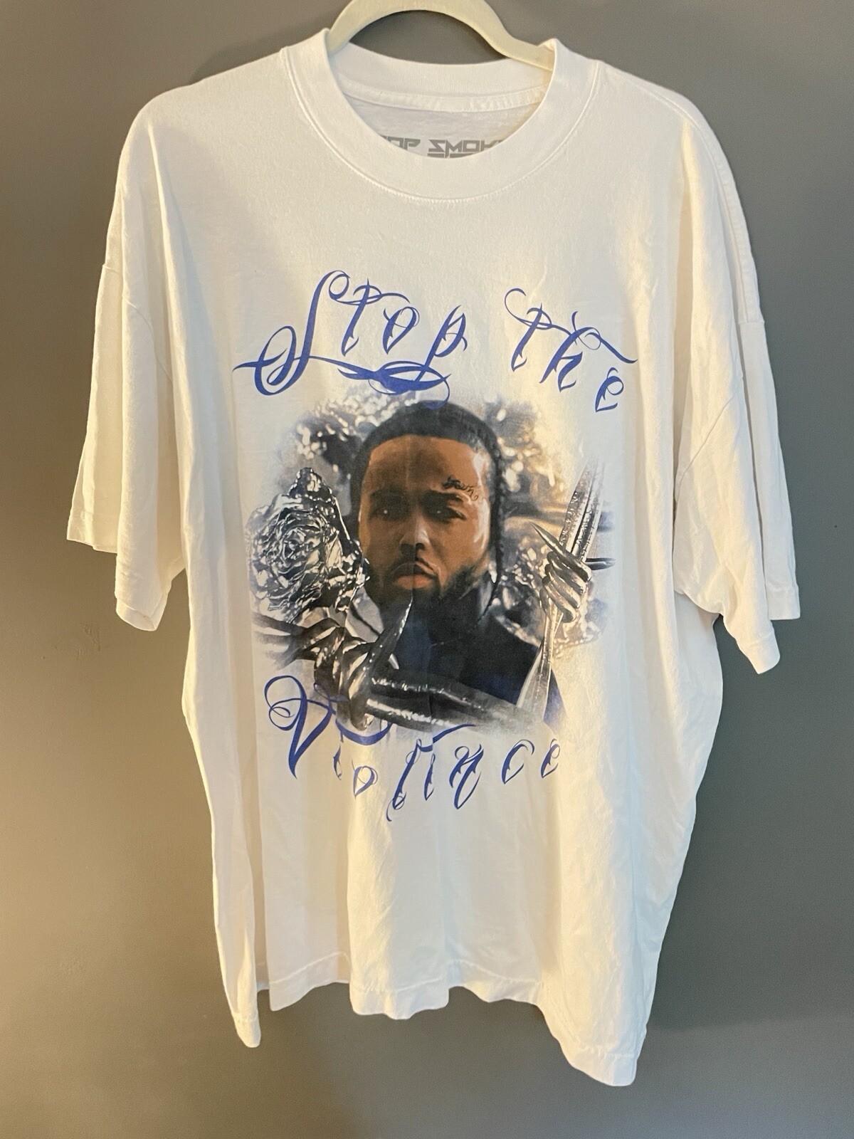 Pop Smoke x Virgil Abloh Stop the Violence Shirt gallery