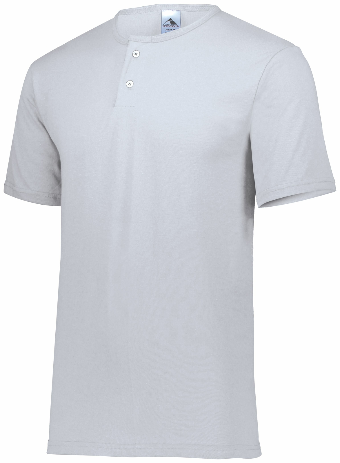 Augusta Sportswear 580 Mens 50% Poly 50% Cotton Two-Button Baseball Jersey gallery
