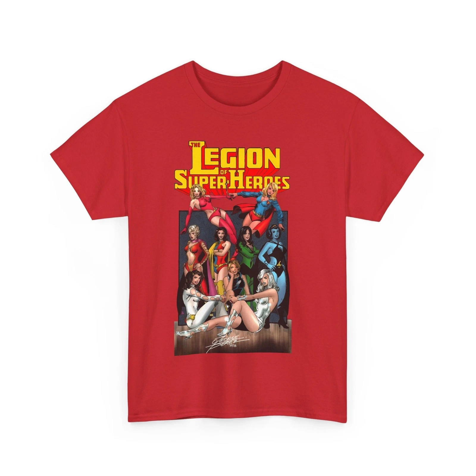 Legion of Super-Heroes T-Shirt - George Perez Art - Legion Women - Saturn Girl gallery