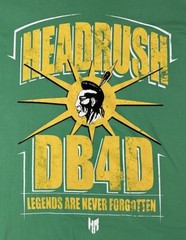 Headrush Men’s Size XL Green Short Sleeve T-Shirt MMA Action Sports Y2K L-4
