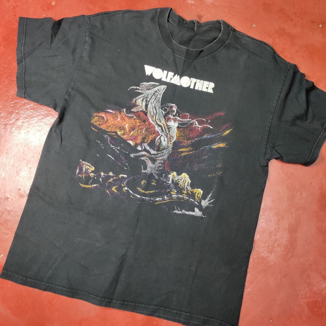 rare Wolfmother Band Black Color Cotton Shirt All Size BT694 gallery