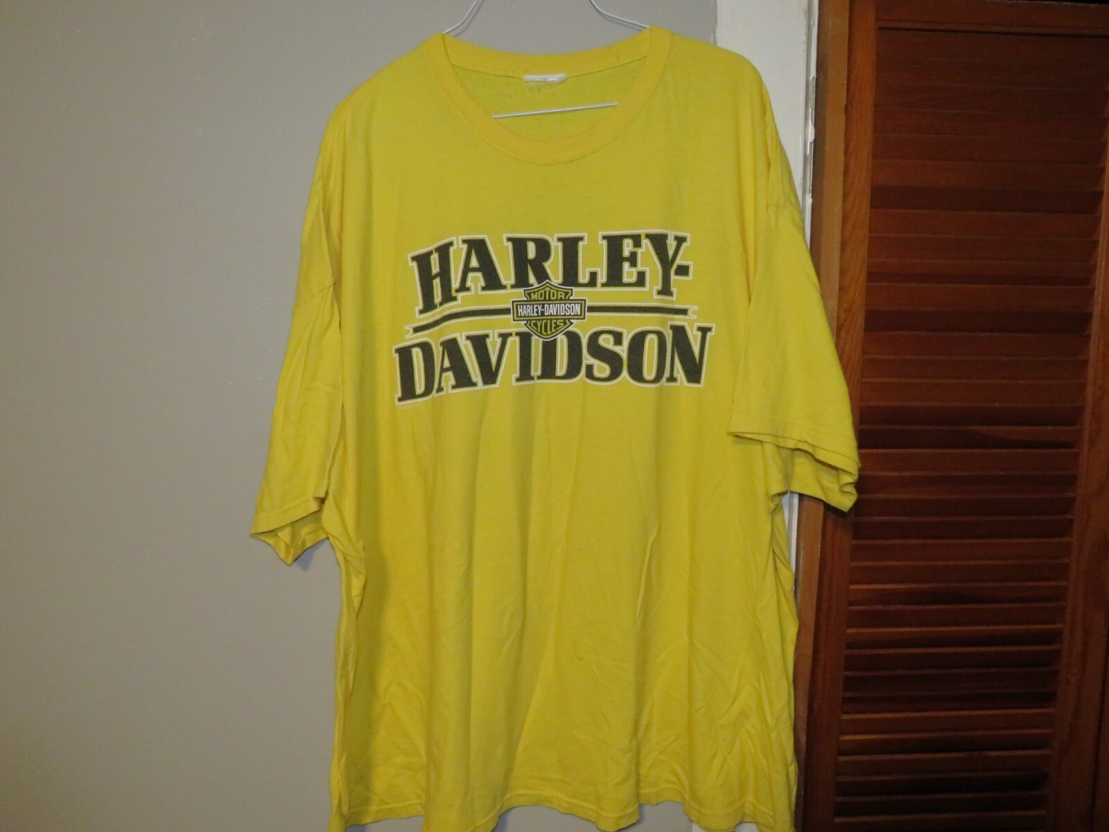 Rare Harley-Davidson Capital New Deli India Tshirt Size 3XL Yellow Motorcycle gallery