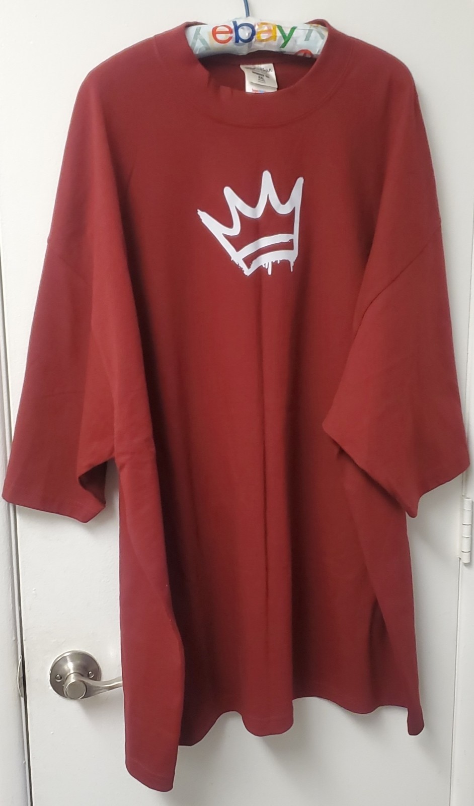 Shaka Wear Oversized Super Max 2XL Burgundy SS Cotton Kingdom Pursuit gallery
