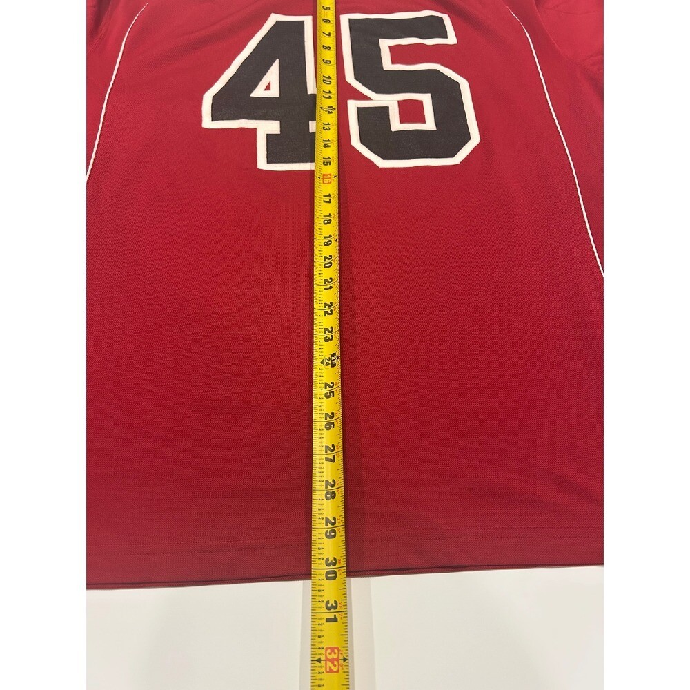 Pro Celebrity Reds Baseball Jersey Moisture Wicking Men Long Sleeve XXL gallery