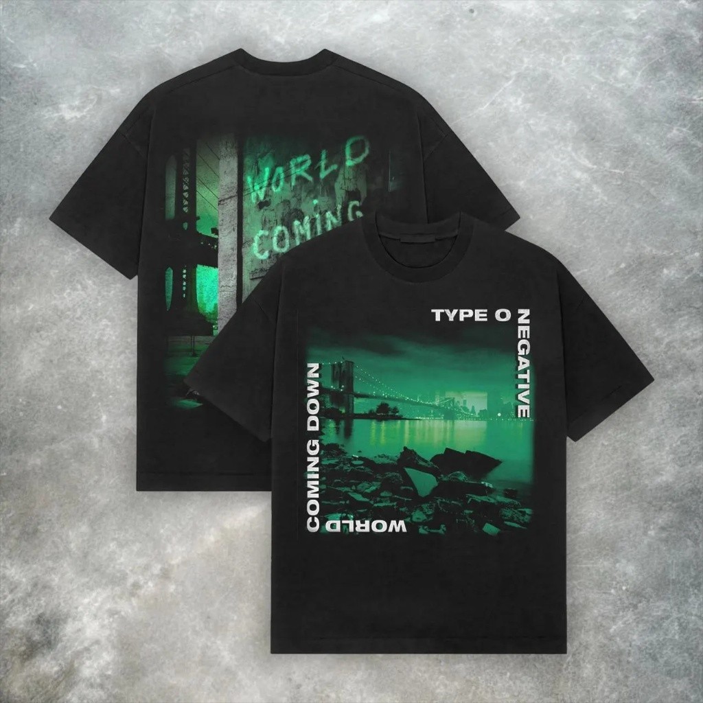 World Coming Down Ablum TYPE O NEGATIVE Band T-shirt All Size S to 5XL LL677