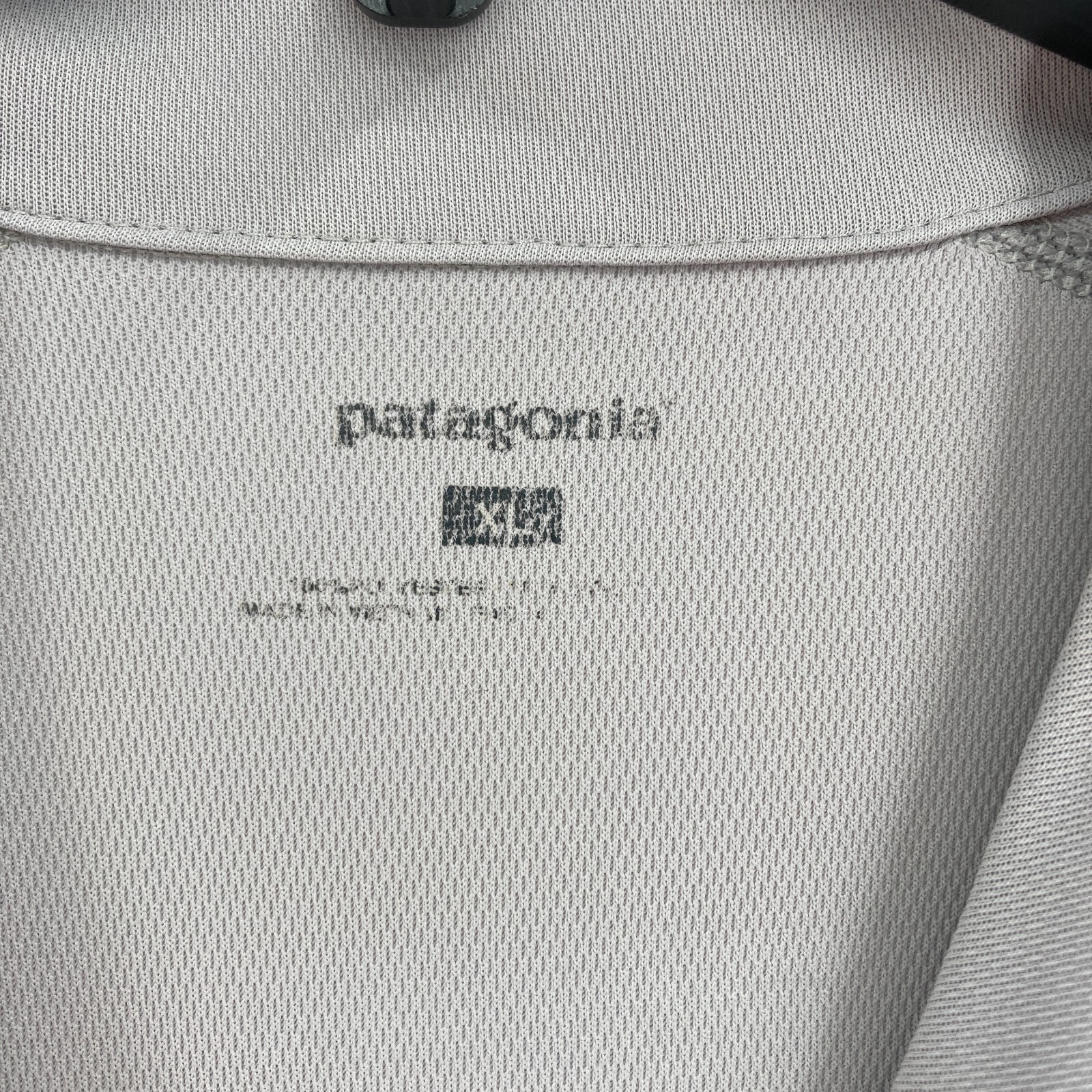 Patagonia Half Zip Short Sleeve Shirt XL Gray Mock Neck Lightweight Hiking Camp gallery