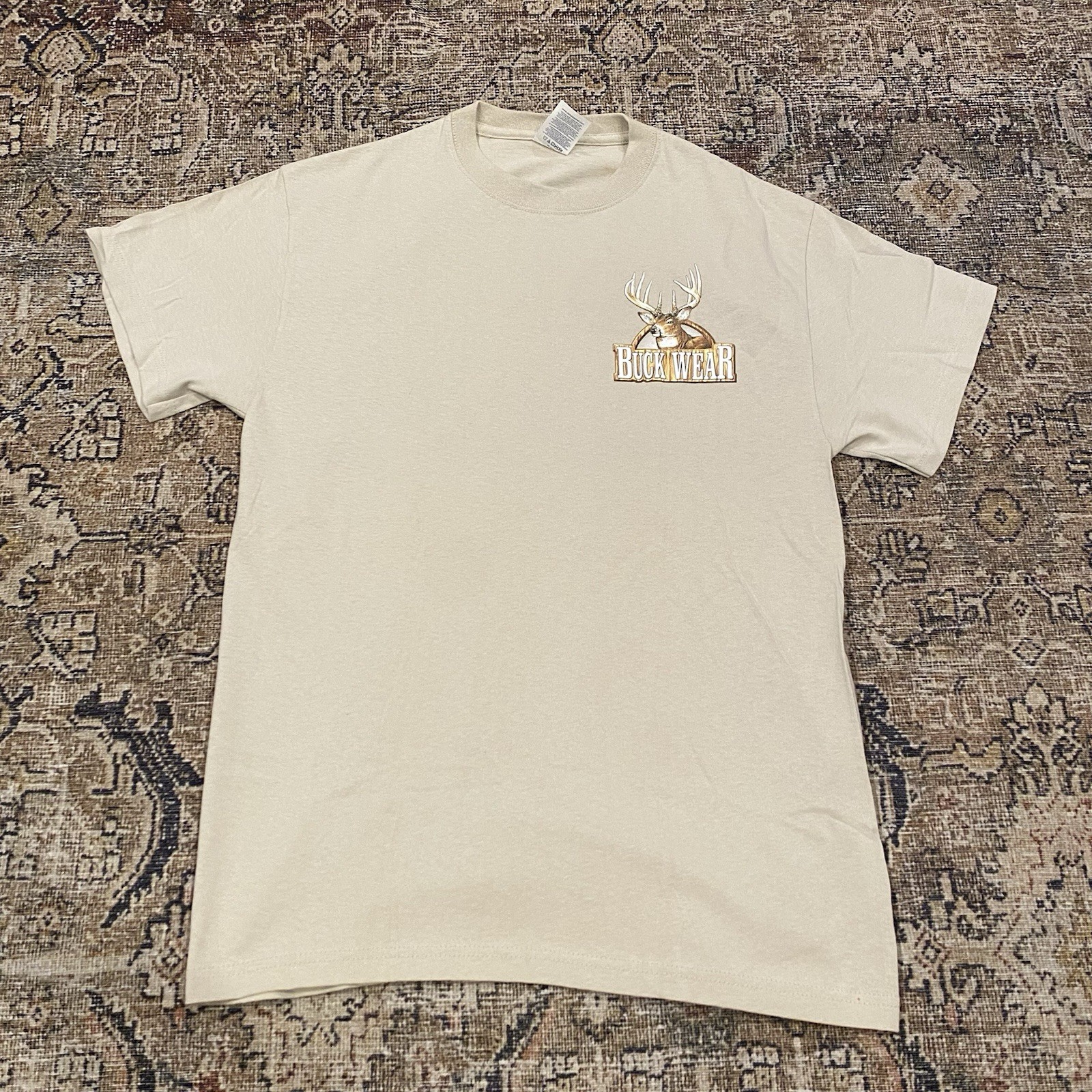 Vintage Buck Wear Shirt Mens M Funny Deer Turkey Duck Hunting Graphic Logo Y2K gallery