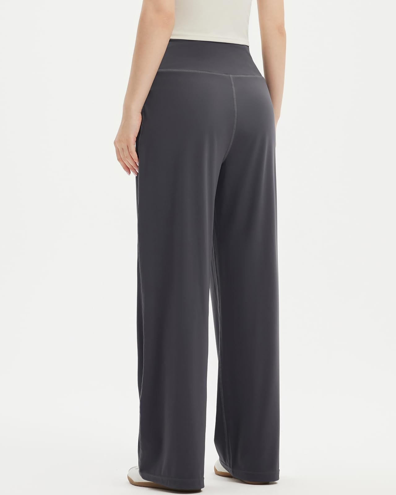 Women Casual Palazzo Pants with Pockets 2025 High Waisted Lounge Wide Leg Pan... gallery